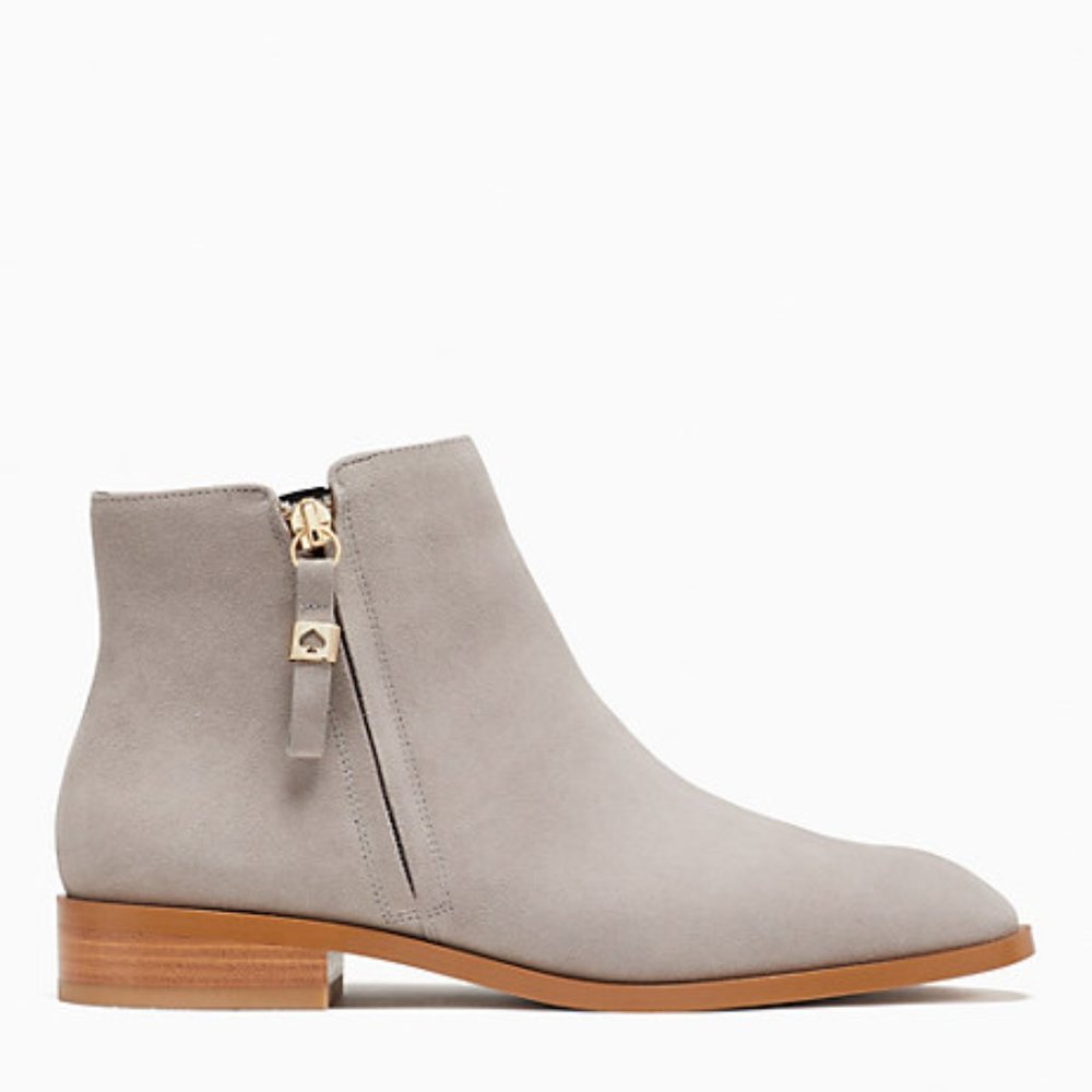 [Unworn] Kate Spade - Bacall Booties -  Soft Taupe - 7